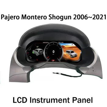 Автоаксессуары 12,3 “Автомобильный ЖК-прибор Приборная Панель Доска Измерительный Экран для Mitsubishi Pajero Montero Shogun V80 NS NT NW NX