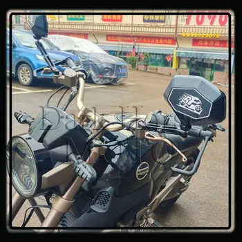 Зеркало заднего вида мотоцикла, Большое поле зрения, Супер широкоугольный Модифицированный Отражатель ДЛЯ ZONTES Z2 125 Z2-125