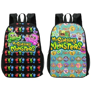 Новый Рюкзак с двусторонней печатью 3D My Singing Monsters Monster Concert Schoolbag для учащихся начальной и средней школы