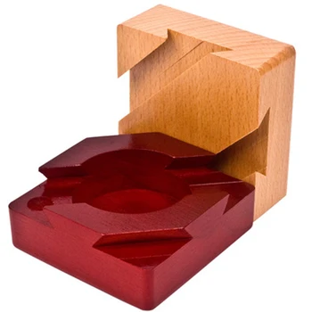 Высококачественная деревянная волшебная коробка, игра-головоломка Luban Lock для детей, развивающие игрушки, Логическая игра, высококачественные безопасные принадлежности