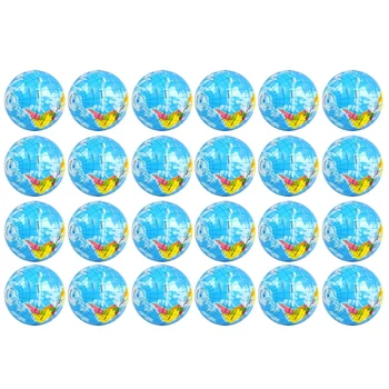 24 Упаковки Шаров для снятия стресса с Земли, 2,5 Дюйма, шарики для сжатия в космической тематике, Шарики для снятия стресса, Шарики для снятия беспокойства