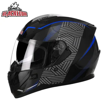 BlackLion Италия, Высококачественный бренд, Полнолицевой Мотоциклетный шлем, Профессиональная Безопасность, Шлем для мотокросса
