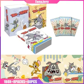 Оригинальная карточка Тома и Джерри Лимитированная серия Коробка-бустер Редкая детская карточка с аниме-историей Коллекционная карточка Детская игрушка в подарок