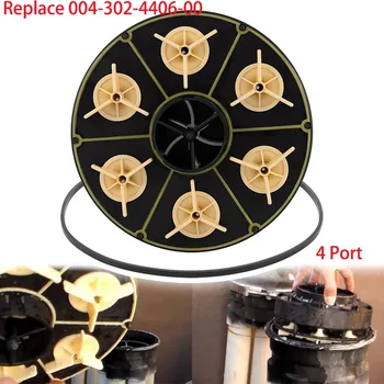 4-портовый модуль передачи (полиэтилен) Подходит для водяного клапана системы очистки пола Paramount, заменить 004-302-4406-00