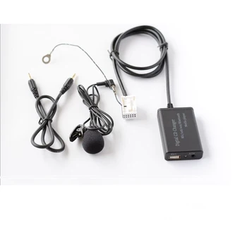 Автомобильный Aux USB Bluetooth Mp3 Музыкальный адаптер CD-Чейнджер для 12-контактного интерфейса VW Audi Skoda Seat Аксессуары Quadlock