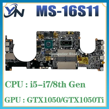 MS-16S11 Материнская плата для ноутбука MSI PS63 Modern 8M MS-16S1 VER1.0 Материнская плата с i5-8265U i7-8565U графическим процессором GTX1050 GTX1050Ti UMA