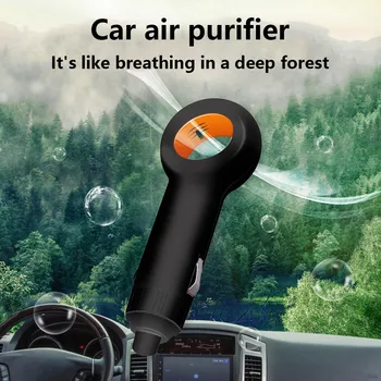 Мини-освежитель воздуха для салона автомобиля с Фильтрующей щеткой, средство для удаления пыли, Ионизатор отрицательных ионов, Автомобильный аксессуар