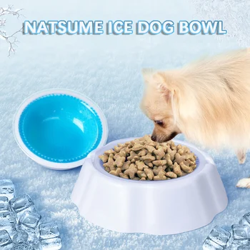 Летняя миска для холодной воды для домашних животных, Товары для домашних животных, миска для льда из сгущенных шариков, тарелка для еды для котенка и щенка, Посуда, принадлежности для кормления