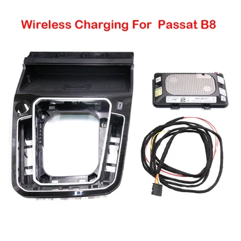 Для VW Passat B8 Комплект Обновления Беспроводной Зарядки Зарядка Type-C USB Порт 5NA 980 611