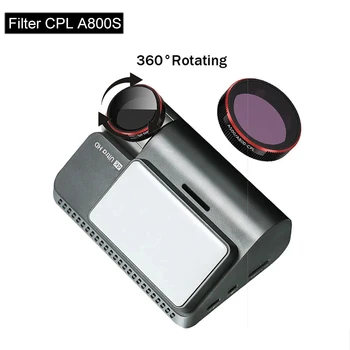 Для 70mai Dash Cam 4K A800s CPL Поляризационный или RC06 CPL фильтр камеры заднего вида для 70mai A800s Набор аксессуаров Статическая наклейка