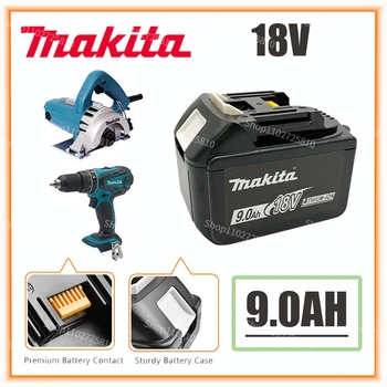 Аккумуляторная батарея Makita Со светодиодным индикатором Замены 18V 9.0Ah BL1830 BL1830B BL1840 BL1840B BL1850 BL1850B