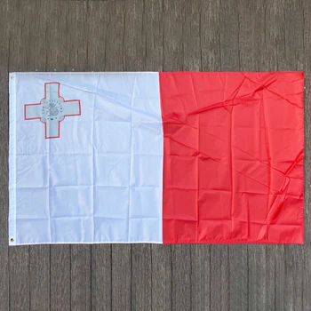 бесплатная доставка xvggdg 90 x 150 см Флаг Мальты Страна Мальта Внутренний и Наружный Баннер Вымпел Украшение дома полиэфирный баннер