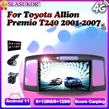 9 Дюймов Carplay Android 11 Автомагнитола Авто Для Toyota Allion Premio T240 2001-2007 Вентилятор Навигации Мультимедийный Плеер Без 2 Din DVD
