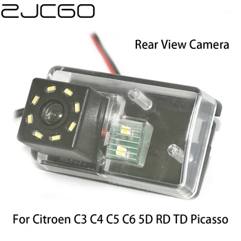 ZJCGO HD CCD Вид Сзади Автомобиля Обратный Резервный Парковочный Ночного Видения Водонепроницаемая Камера для Citroen C3 C4 C5 C6 5D RD TD Picasso