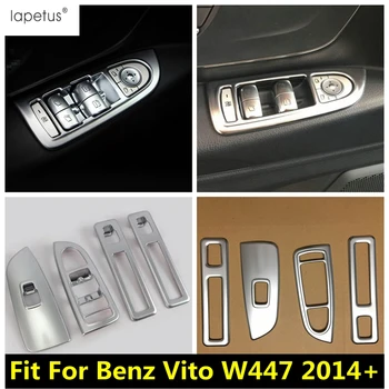 Дверное стекло Кнопка подъема окна Панель переключателя Рамка Отделка крышки Матовые Аксессуары для интерьера Mercedes-Benz Vito W447 2014-2021