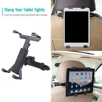 Держатель для подголовника заднего сиденья автомобиля, Подставка для планшета для iPad SAMSUNG, держатель для планшета на заднем сиденье автомобиля H6T5