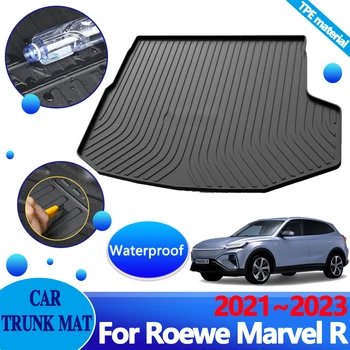 Автомобильные коврики для багажника Roewe MG Marvel R EV 2021 2022 2023, аксессуары, крышка багажника, анти-грязный водонепроницаемый коврик, подушка для хранения