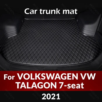Автомобильный Коврик в багажник для VOLKSWAGEN VW TALAGON 7-Seat 2021, Автомобильные аксессуары на заказ, украшение интерьера Авто