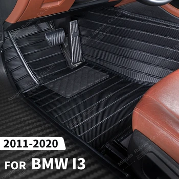 Коврики из углеродного волокна на заказ для BMW i3 2011-2020 12 13 14 15 16 17 18 19 Футов, ковровое покрытие, Аксессуары для интерьера Авто