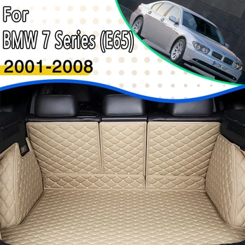 Автомобильный Коврик для багажника BMW 7 Серии E65 2001 ~ 2008 Для Аксессуаров BWM Alfombrillas Maletero Coche Автомобильный Коврик Для заднего багажника Автомобильные Аксессуары