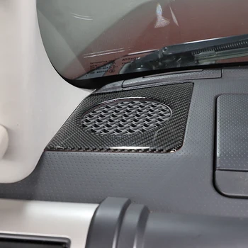 Для Toyota FJ Cruiser 2007-2021 мягкая карбоновая рамка для рога приборной панели автомобиля, накладка, наклейка, автомобильные аксессуары для интерьера