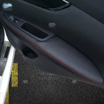 Для Nissan Qashqai J11 2016 2017 Крышка Панели Дверного Подлокотника Из Микрофибры, Внутренняя Поверхность Дверного Подлокотника, Крышка Для Qashqai 2018