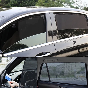 Для Mercedes Benz GLK 2008-2015 X204, автомобильный солнцезащитный козырек, Козырек на заднее боковое детское окно, Солнцезащитный козырек на лобовое стекло, шторка на козырек
