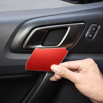 Для Ford Ranger 2015-2021, Автомобильная дверь из алюминиевого сплава, Внутренняя Дверная чаша, Защитная наклейка, Декоративная наклейка, Аксессуары для интерьера автомобиля