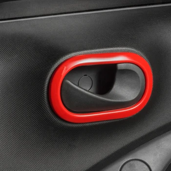 Наклейка на ручку двери автомобиля, крышка чаши, украшение корпуса, автомобильные аксессуары для нового Smart 453 fortwo forfour