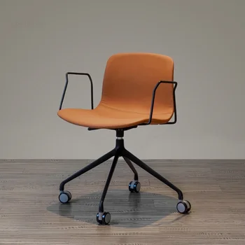 Скандинавские Простые Офисные Стулья Креативное Игровое кресло с подъемником, Поворотное Офисное кресло со спинкой для компьютера, Бытовая мебель Stoelen