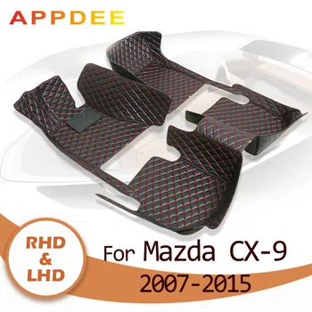 Автомобильные коврики APPDEE для Mazda CX-9 2007 2008 2009 2010 2011 2012 2013 2014 2015 Изготовленные на заказ автоматические накладки для ног автомобильный ковровый чехол