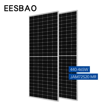 Солнечная энергия 440w455w 460w 500w фотоэлектрический модуль производитель панелей 9bb perc single half cut solar supplie