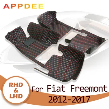 APPDEE Автомобильные коврики для Fiat Freemont Пять сидений 2012 2013 2014 2015 2016 2017 Пользовательские автоматические накладки для ног автомобильный ковер