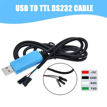 1шт Кабель для преобразования USB в Rs232 Линия передачи данных Rs232 Модернизированный адаптер конвертер U5i4