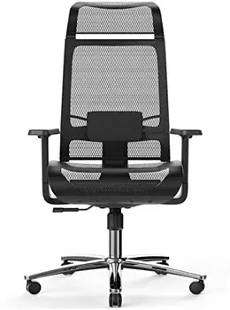 Офисное кресло с высокой спинкой Офисное кресло с регулируемой поясничной поддержкой Удобная Толстая подушка Компьютерный стол Стул С Широким подголовником