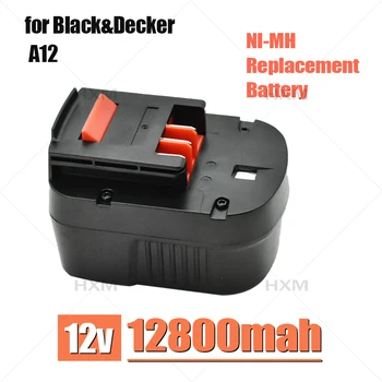 для Black & Decker A12 12 В 12800 мАч A12ex Fsb12 Fs120b A1712 HP12k HP12 Батарейный блок Заменен на Ni MH Батарейный блок