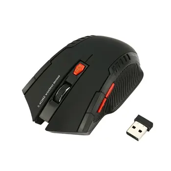 Портативная Беспроводная Оптическая мышь WH109 2,4 ГГц с USB-приемником Предназначена для домашних офисных игр, Использующих Plug and Play