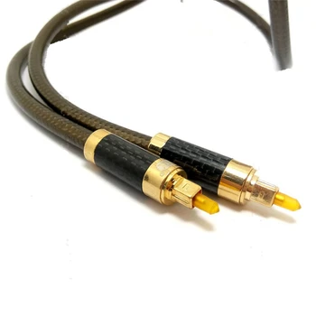 Высокое качество цифровой аудиоптики волоконно-оптический кабель od8.0mm мужской аудиокабель toslink мужской оптоволоконный кабель toslink