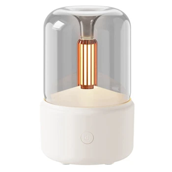 120 МЛ Свеча Лампа Ароматический Диффузор Увлажнитель Воздуха Электрическое Пламя Для Ароматерапии USB Декор Рабочего Стола Ночник