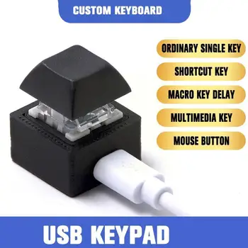 Плата с одним ярлыком USB настраиваемая программируемая макросъемка Hot One Board клавиатура для мыши механическая Mini Y6z8