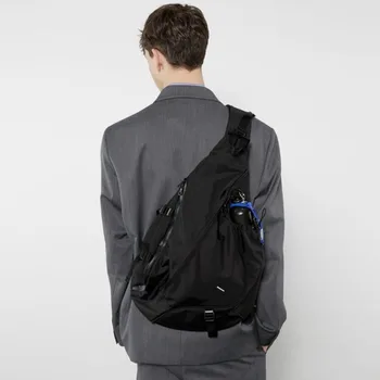 2023 Techwear Дизайн Harajuku, Нейлоновая сумка Большой Емкости, Уличная Сумка-Мессенджер, Мужская сумка-слинг Для женщин, Готический стиль