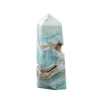 8X Мини-хрустальная палочка с натуральным гемиморфитом, Карибский Кальцитовый Тетраэдрический Столб, Энергетическое украшение 30-50 г