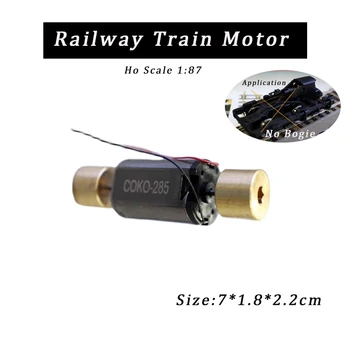 Ho Масштаб 1:87 Железнодорожный поезд Металлический мотор Размер 7*1.8*2.2 см Макет поезда Аксессуары для диорамы 1 шт.