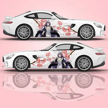 АНИМЕ Overlord Itasha Наклейки на кузов автомобиля Аниме Itasha виниловая наклейка на бок автомобиля для любителей аниме