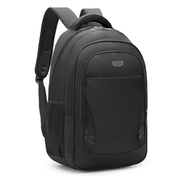 Мужской Рюкзак Большой Емкости, нейлоновые черные школьные сумки для студентов колледжа для подростков
