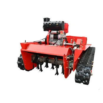 Профессиональный мини-робот-газонокосилка на колесах с дистанционным управлением Бензиновая газонокосилка