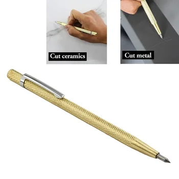 Ручка для гравировки маркировки с наконечником из карбида вольфрама Ручка для гравировки маркировки с наконечником для керамических ручных инструментов для резьбы по дереву