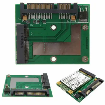SSD-накопитель MSATA на 2,5 дюйма SATA 6,0 GPS Адаптер Конвертер Модуль платы Pcie