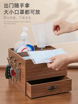 Многофункциональный ящик для хранения ключей в прихожей, настольная коробка для отделки масок