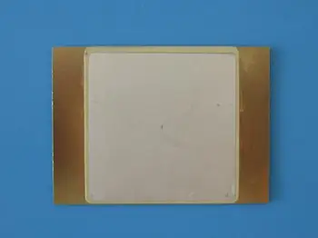 Параллельный прямоугольный Двухкристаллический Пьезоэлектрический лист для выработки электроэнергии Керамический лист: 50 мм x 50 мм, подложка: 70 мм x 50 мм